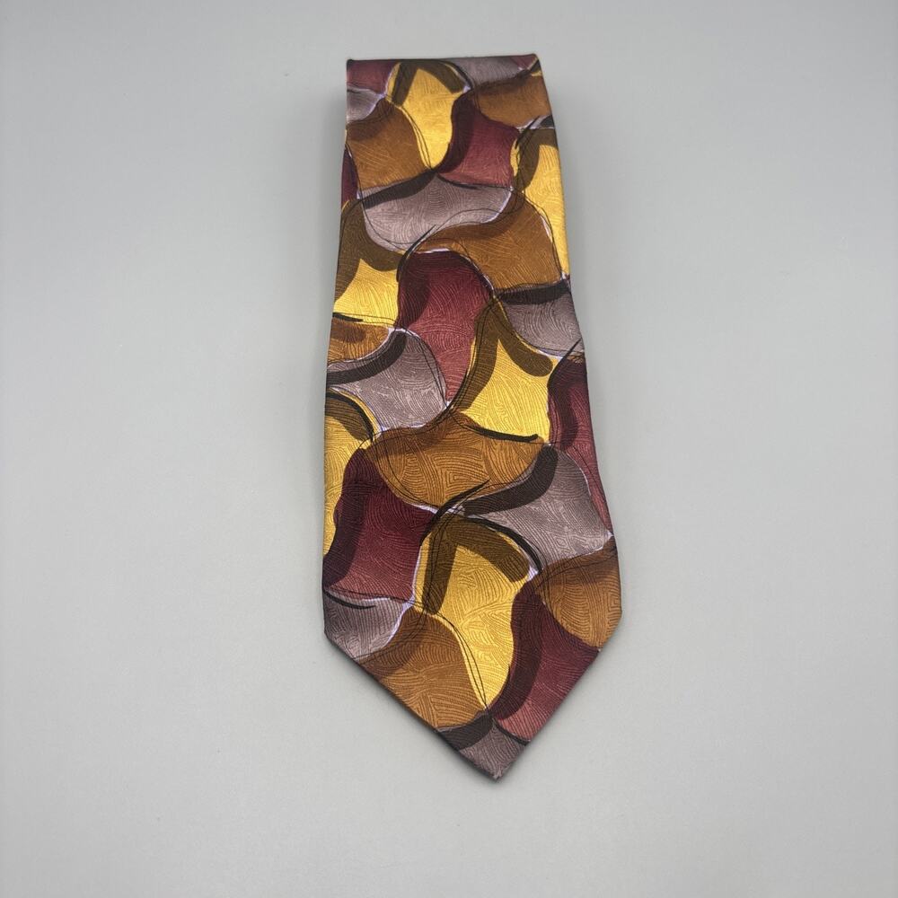 J. Garcia Mens Lizard Board Collection Twenty-Seven Silk Necktie